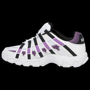 New K-Swiss ST429 Low White purple black 93181-152